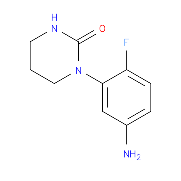 1-(5-amino-2-fluorophenyl)-1,3-diazinan-2-one