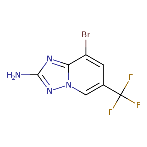2-Amino-8-bromo-6-(trifluoromethyl)-[1,2,4]triazolo[1,5-a]pyridine