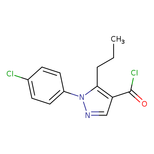 1-(4-Chlorophenyl)-5-propyl-1H-pyrazole-4-carbonyl chloride