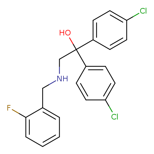 1,1-bis(4-chlorophenyl)-2-{[(2-fluorophenyl)methyl]amino}ethan-1-ol