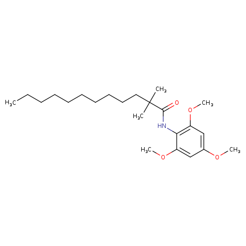 Dodecanamide, 2,2-dimethyl-N-(2,4,6-trimethoxyphenyl)-