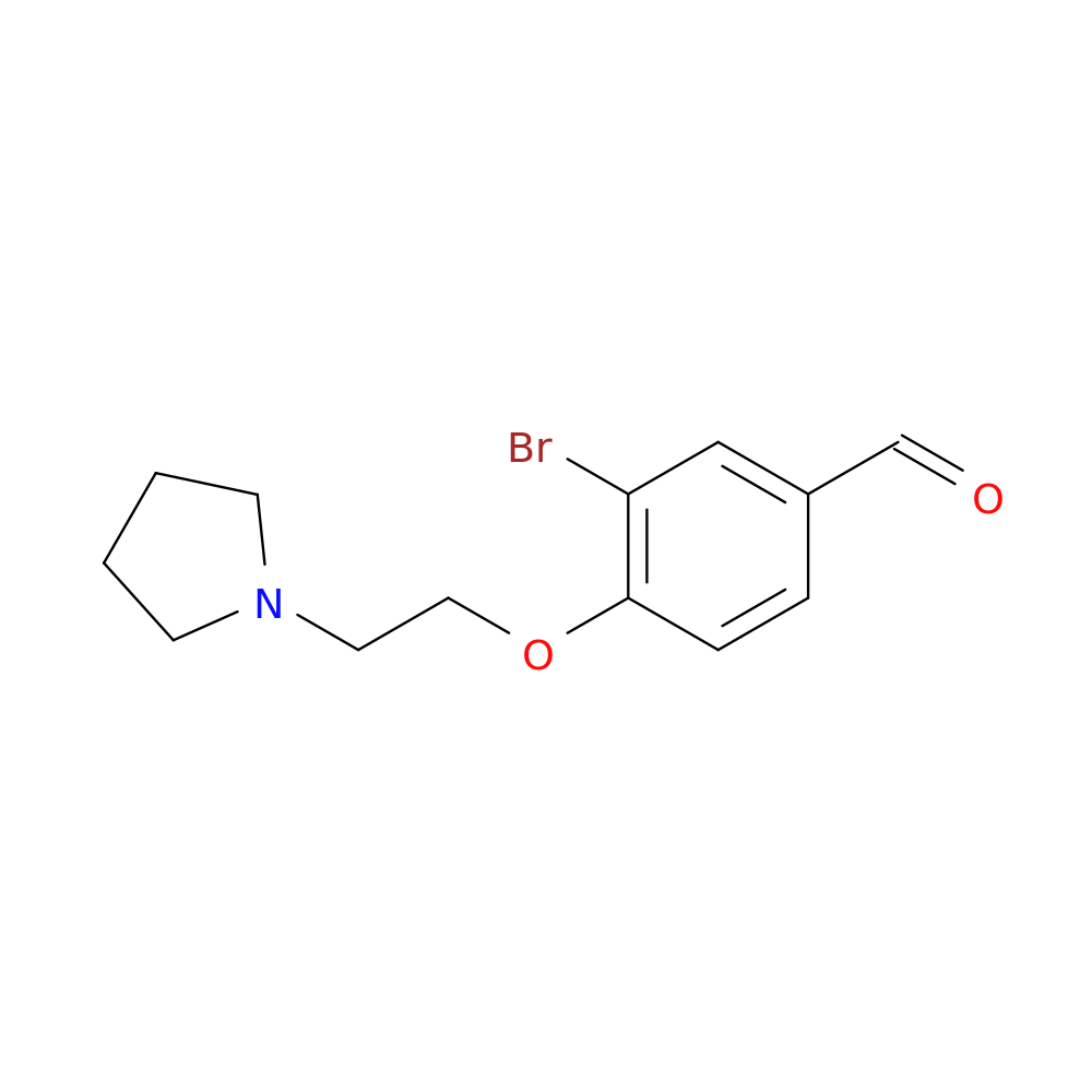 3-Bromo-4-(2-pyrrolidinoethoxy)benzaldehyde