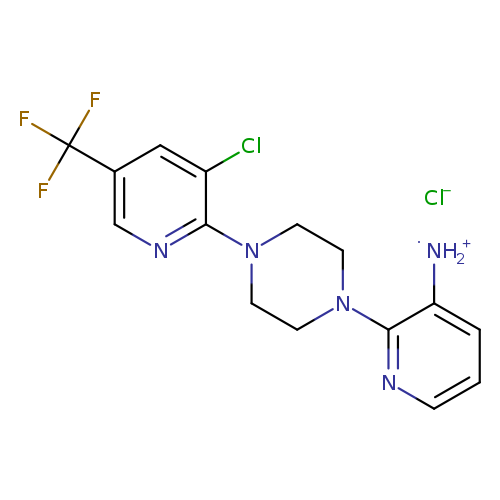 2-{4-[3-chloro-5-(trifluoromethyl)pyridin-2-yl]piperazin-1-yl}pyridin-3-amine hydrochloride