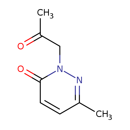 "6-methyl-2-(2-oxopropyl)-2,3-dihydropyridazin-3-one"