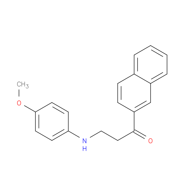3-((4-Methoxyphenyl)amino)-1-(naphthalen-2-yl)propan-1-one