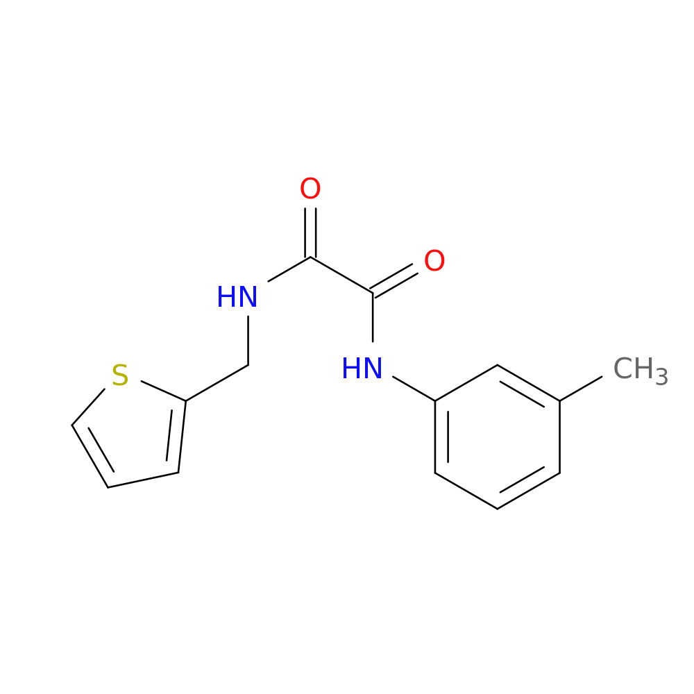 N'-(3-methylphenyl)-N-[(thiophen-2-yl)methyl]ethanediamide