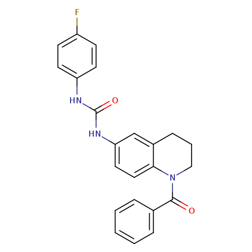 3-(1-benzoyl-1,2,3,4-tetrahydroquinolin-6-yl)-1-(4-fluorophenyl)urea