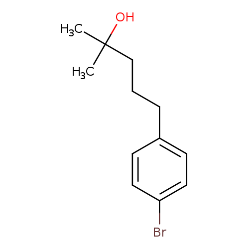 5-(4-bromophenyl)-2-methylpentan-2-ol