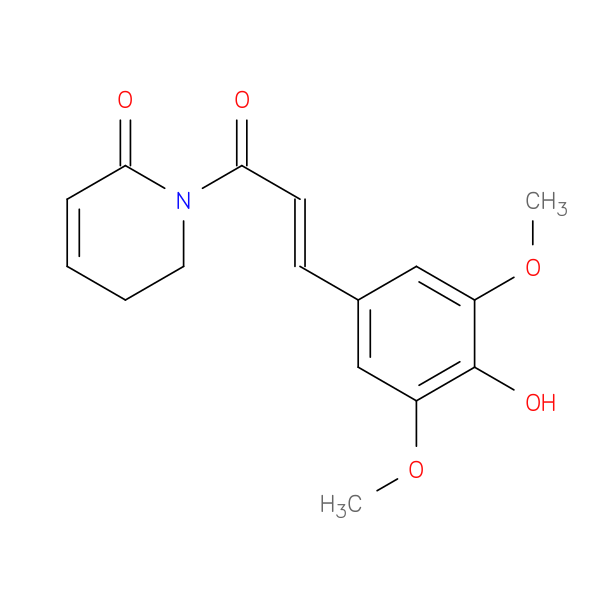 (E)-1-(3-(4-Hydroxy-3,5-dimethoxyphenyl)acryloyl)-5,6-dihydropyridin-2(1H)-one