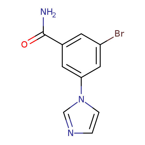 3-Bromo-5-(imidazol-1-yl)benzamide