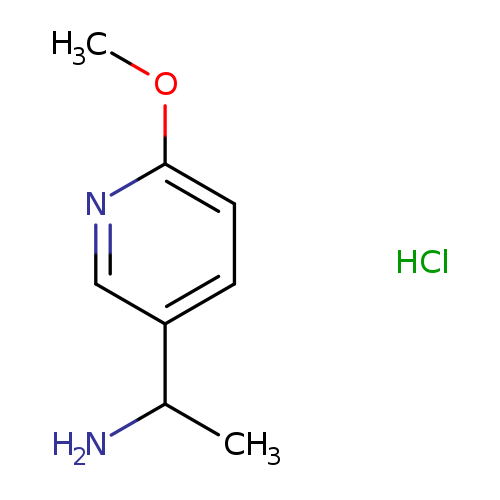 1-(6-methoxypyridin-3-yl)ethan-1-amine hydrochloride