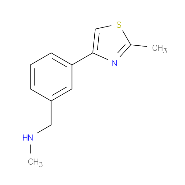 N-Methyl-N-[3-(2-methyl-1,3-thiazol-4-yl)benzyl]amine