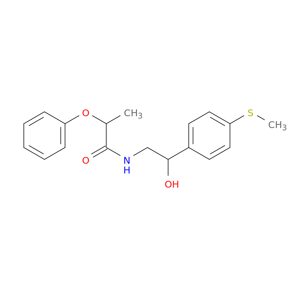 N-{2-hydroxy-2-[4-(methylsulfanyl)phenyl]ethyl}-2-phenoxypropanamide