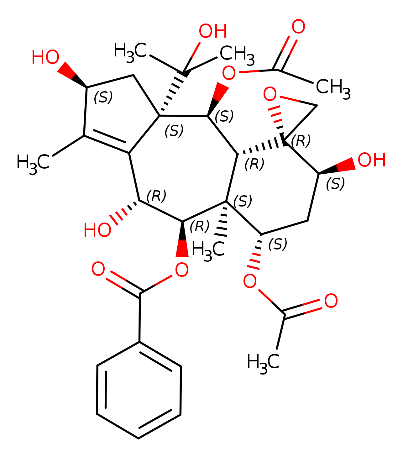 9-Deacetyl-9-benzoyl-10-debenzoyl-4β,20-epoxytaxchinin A