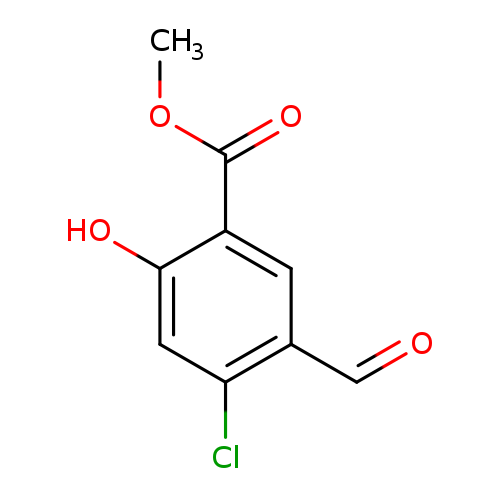 methyl 4-chloro-5-formyl-2-hydroxybenzoate