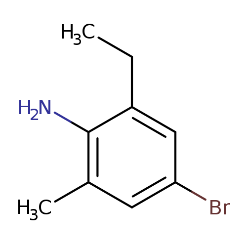 Benzenamine, 4-bromo-2-ethyl-6-methyl-