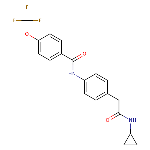 N-{4-[(cyclopropylcarbamoyl)methyl]phenyl}-4-(trifluoromethoxy)benzamide