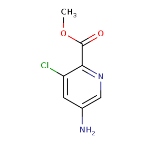2-Pyridinecarboxylic acid, 5-amino-3-chloro-, methyl ester
