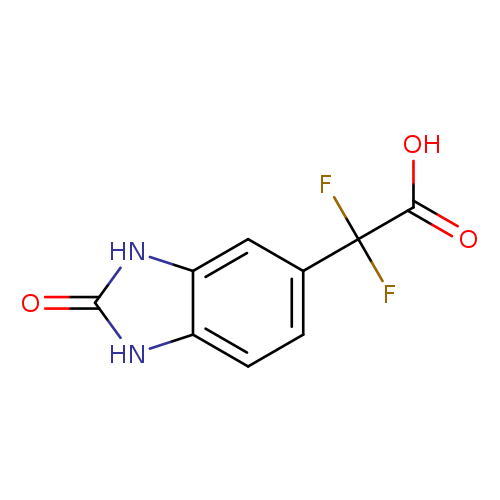 2,2-difluoro-2-(2-oxo-2,3-dihydro-1H-1,3-benzodiazol-5-yl)acetic acid