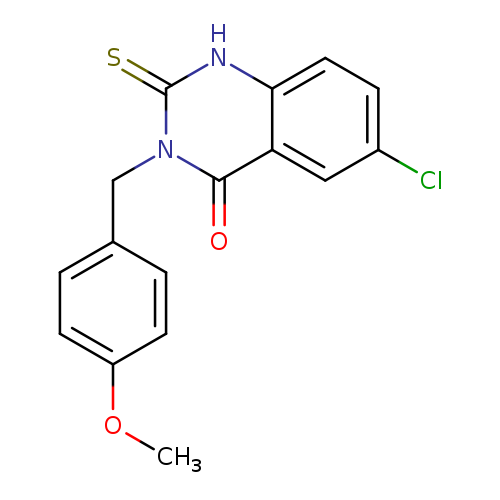 6-Chloro-3-(4-methoxy-benzyl)-2-thioxo-2,3-dihydro-1H-quinazolin-4-one