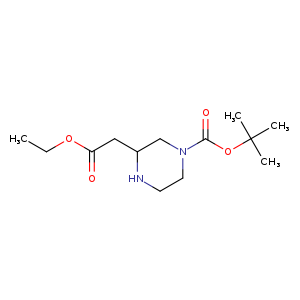 tert-Butyl 3-(2-ethoxy-2-oxoethyl)piperazine-1-carboxylate