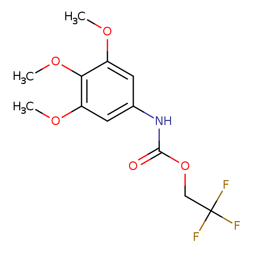 2,2,2-trifluoroethyl N-(3,4,5-trimethoxyphenyl)carbamate