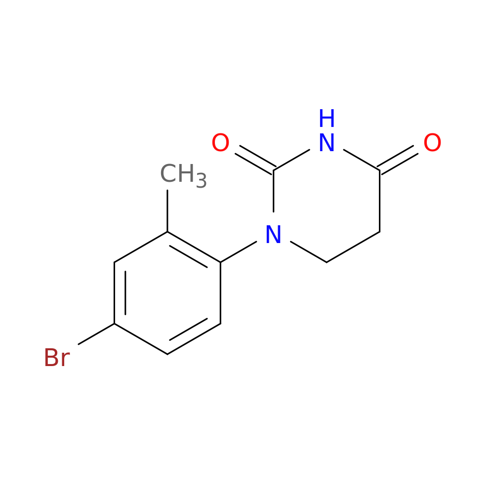 1-(4-Bromo-2-methylphenyl)dihydropyrimidine-2,4(1H,3H)-dione