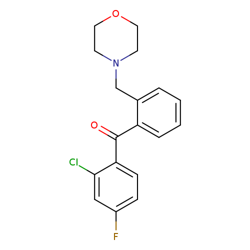 2-Chloro-4-fluoro-2'-morpholinomethyl benzophenone