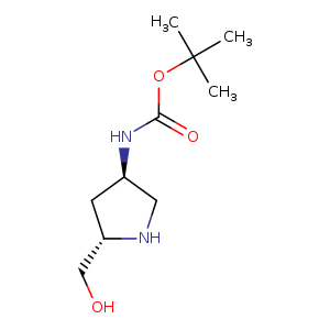Carbamic acid, N-[(3R,5S)-5-(hydroxymethyl)-3-pyrrolidinyl]-, 1,1-dimethylethyl ester