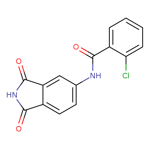 2-chloro-N-(1,3-dioxo-2,3-dihydro-1H-isoindol-5-yl)benzamide