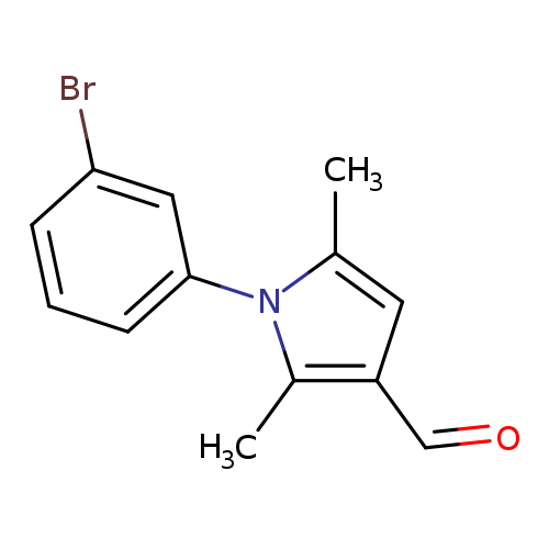 1H-Pyrrole-3-carboxaldehyde,1-(3-bromophenyl)-2,5-dimethyl-