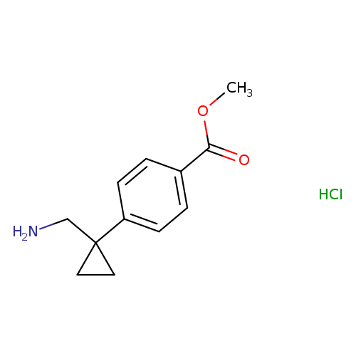 methyl 4-[1-(aminomethyl)cyclopropyl]benzoate hydrochloride