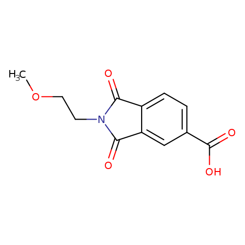 2-(2-Methoxyethyl)-1,3-dioxoisoindoline-5-carboxylic acid