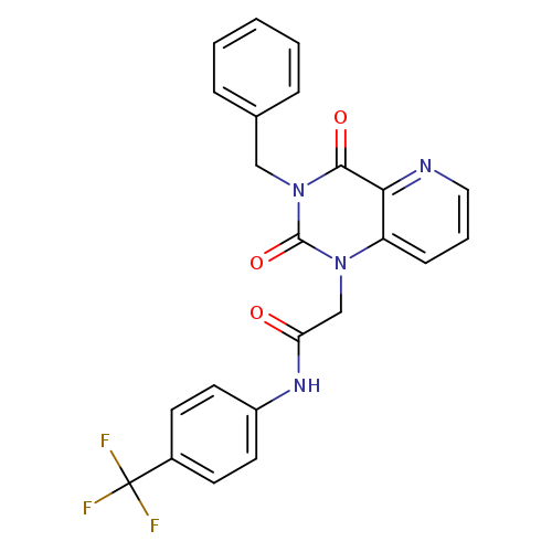 2-{3-benzyl-2,4-dioxo-1H,2H,3H,4H-pyrido[3,2-d]pyrimidin-1-yl}-N-[4-(trifluoromethyl)phenyl]acetamide