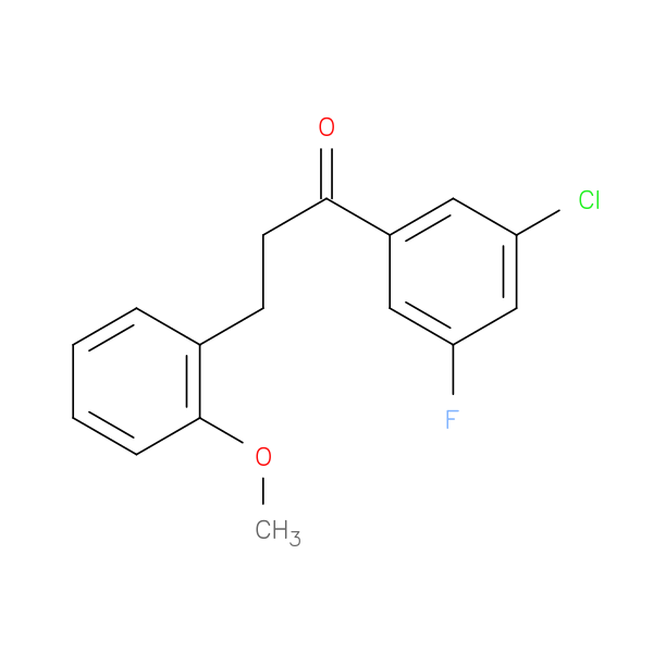 3'-Chloro-5'-fluoro-3-(2-methoxyphenyl)propiophenone