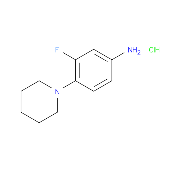 3-Fluoro-4-piperidinoaniline HCl