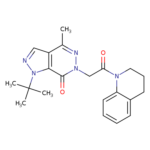 1-tert-butyl-4-methyl-6-[2-oxo-2-(1,2,3,4-tetrahydroquinolin-1-yl)ethyl]-1H,6H,7H-pyrazolo[3,4-d]pyridazin-7-one