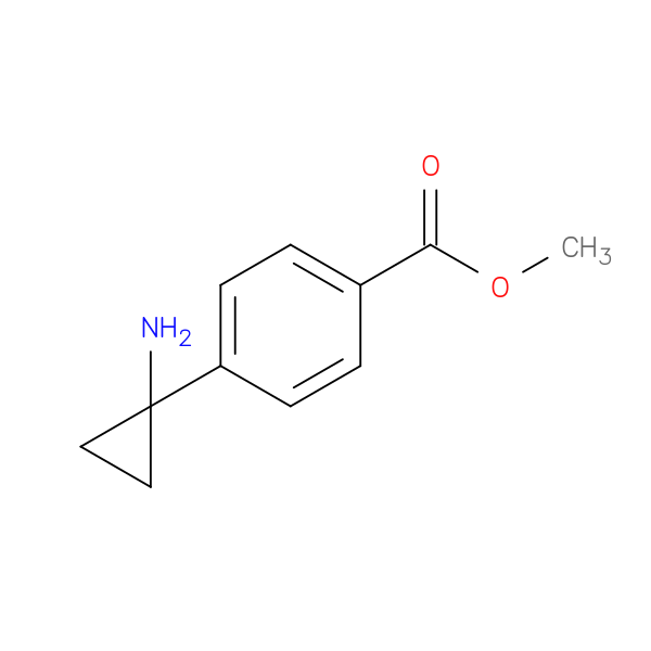 Methyl 4-(1-aminocyclopropyl)benzoate