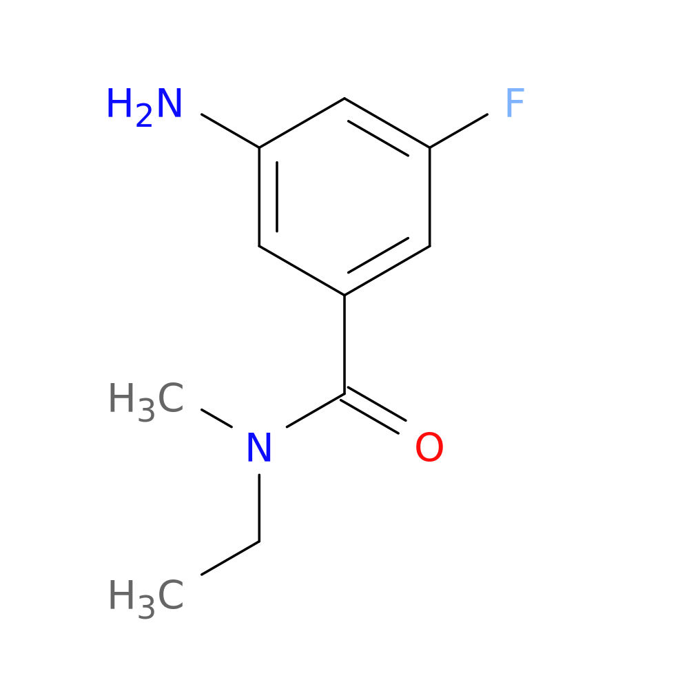 3-Amino-N-ethyl-5-fluoro-N-methylbenzamide