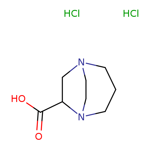 1,5-diazabicyclo[3.2.2]nonane-6-carboxylic acid dihydrochloride