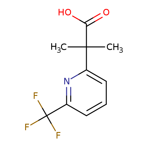 2-methyl-2-[6-(trifluoromethyl)pyridin-2-yl]propanoic acid