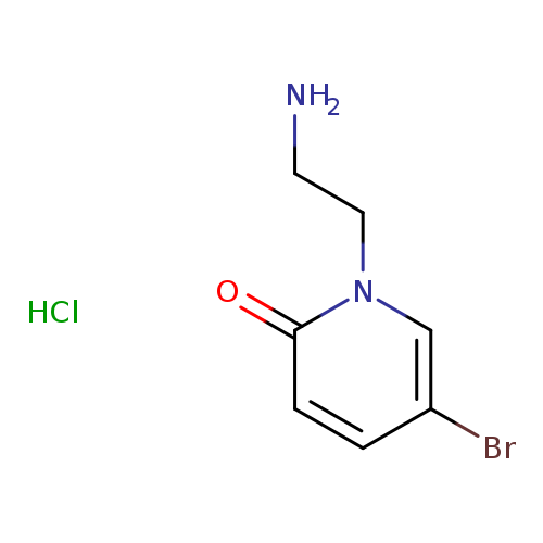 1-(2-aminoethyl)-5-bromo-1,2-dihydropyridin-2-one hydrochloride