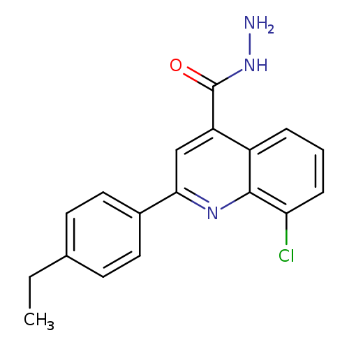 8-Chloro-2-(4-ethylphenyl)quinoline-4-carbohydrazide
