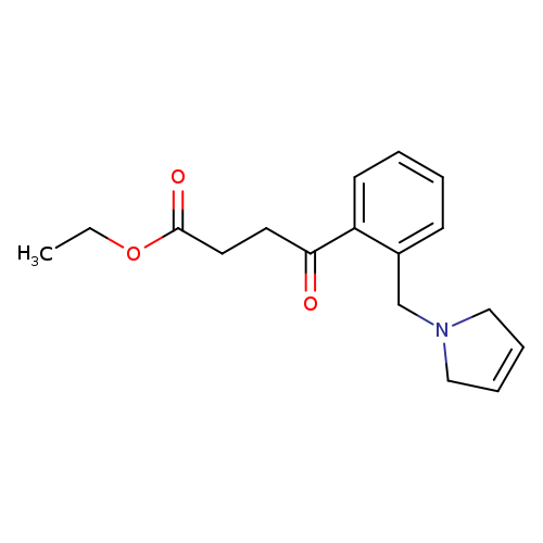 Ethyl 4-(2-((2,5-dihydro-1H-pyrrol-1-yl)methyl)phenyl)-4-oxobutanoate