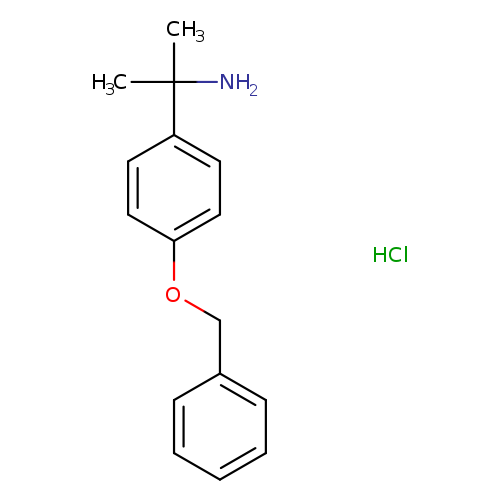 2-[4-(benzyloxy)phenyl]propan-2-amine hydrochloride