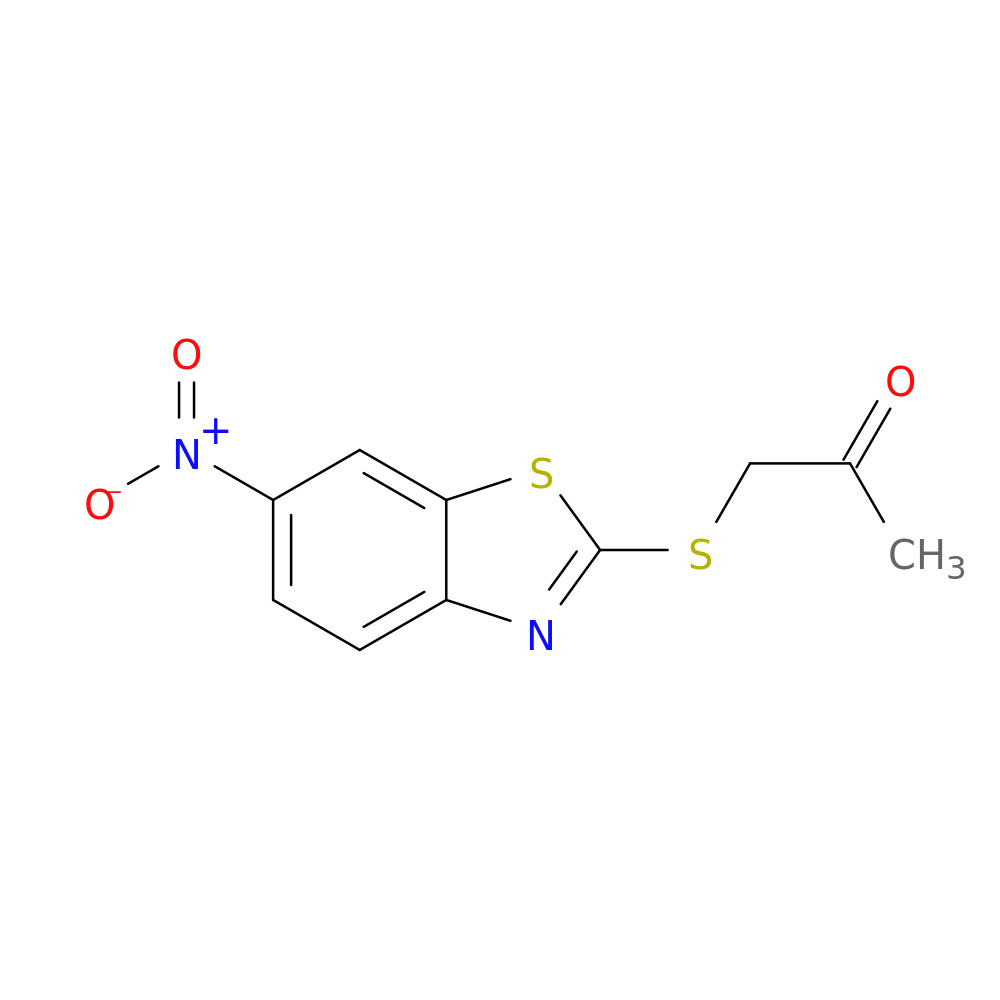 1-((6-Nitrobenzo[d]thiazol-2-yl)thio)propan-2-one