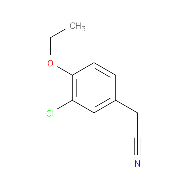 2-(3-chloro-4-ethoxyphenyl)acetonitrile