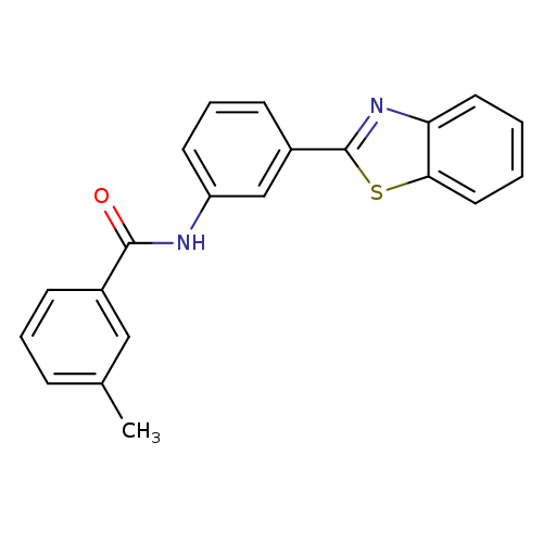 N-[3-(1,3-benzothiazol-2-yl)phenyl]-3-methylbenzamide