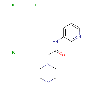 2-(Piperazin-1-yl)acetic acid n-(3-pyridyl)amide tri, HCl