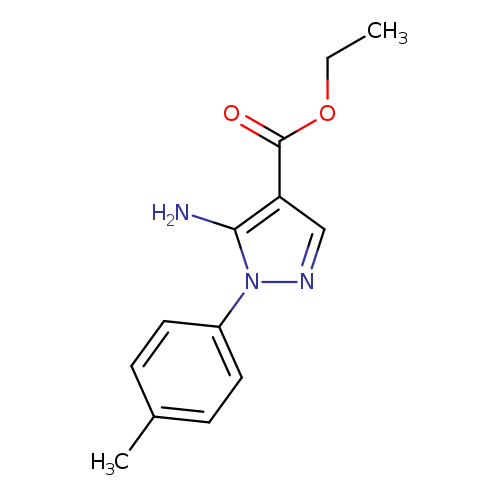 1H-Pyrazole-4-carboxylic acid, 5-amino-1-(4-methylphenyl)-, ethyl ester